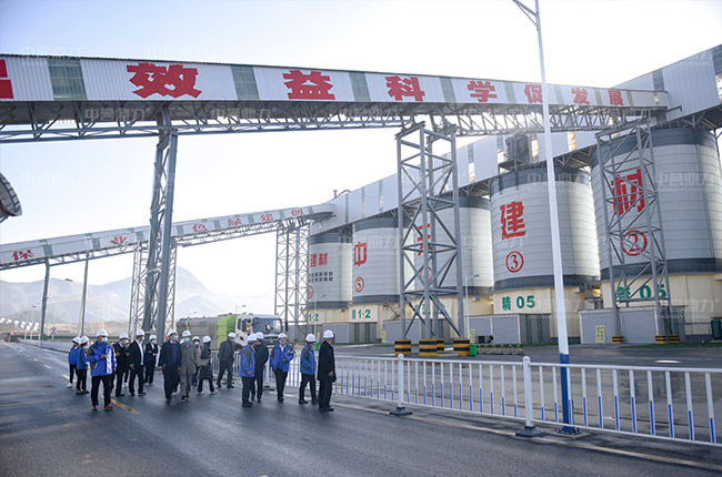 考察輝縣市中天建材有限公司