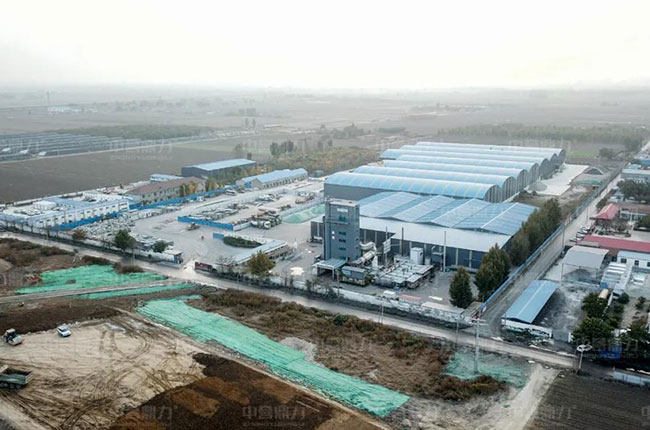 藍(lán)天衛(wèi)士環(huán)保材料時(shí)產(chǎn)1000噸骨料生產(chǎn)線