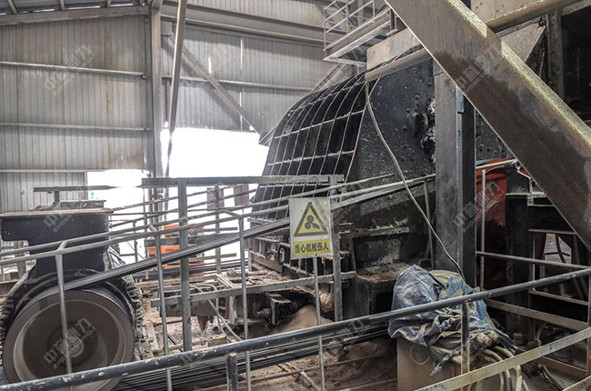 使用中譽鼎力時產1100噸綠色環保砂石骨料生產線設備