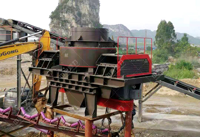 1145沖擊式制砂機使用現場