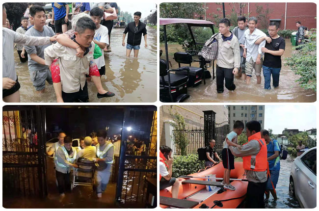 李衛華參加抗洪救災 李衛華參加抗洪救災