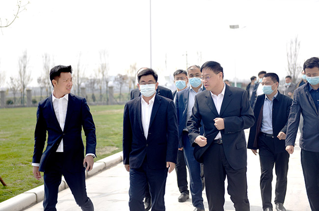 衛輝市委書記聶長明蒞臨遠大新材項目視察指導