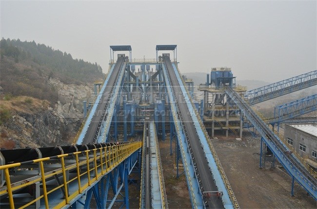 安陽中聯水泥石料生產線時產2500噸