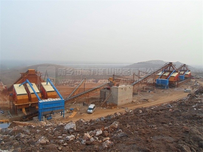 安徽淮北時產1300-1500噸石料生產線