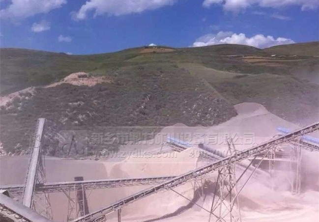 甘肅平涼石料生產線