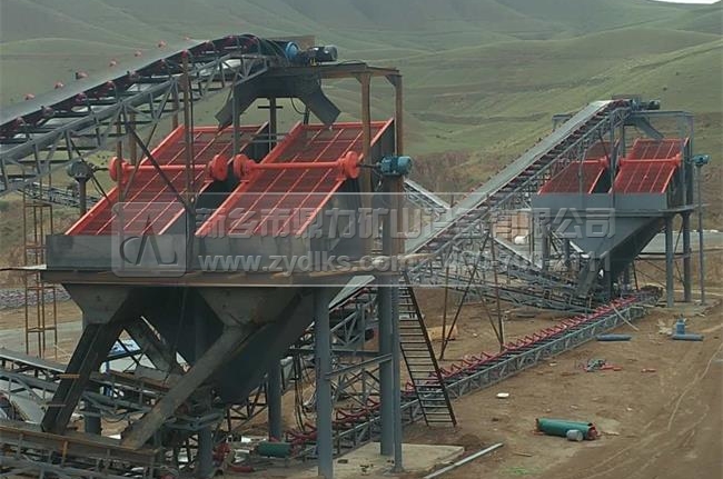 振動篩安裝使用現場