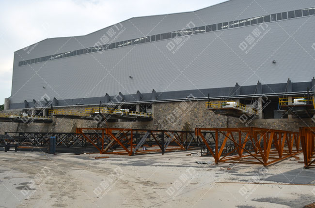 河北白沙時產(chǎn)3000噸石料生產(chǎn)線出料