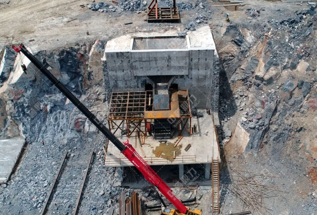 河北涉縣中普建材時產(chǎn)800噸石料生產(chǎn)線