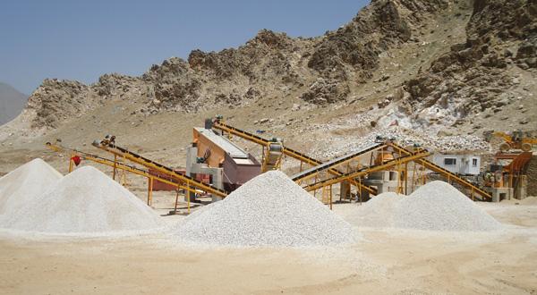 砂石礦山生產線