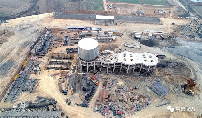 項目施工現(xiàn)場航拍