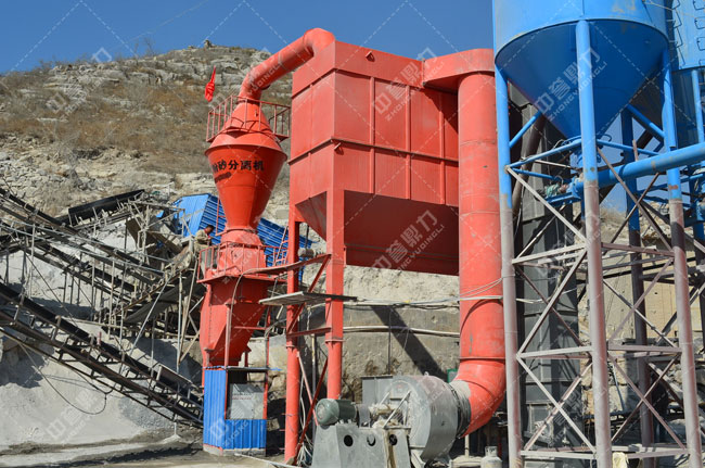 輝綠巖碎石生產線除塵設計