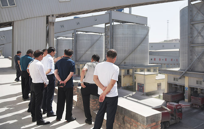 參觀資源有限公司時產3000噸骨料生產線
