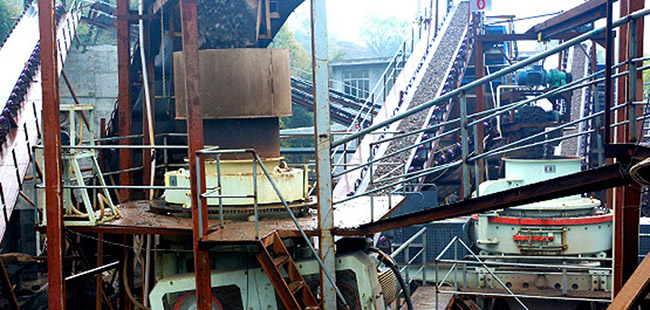 二級立軸制砂機加工工藝